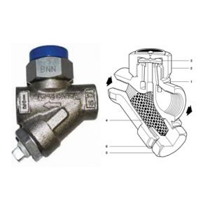 TRAMPA PARA VAPOR TIPO TERMODINAMICA CON FILTRO INCORPORADO MODELO TD42