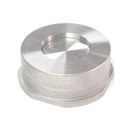 VALVULA CHECK DISCO, TIPO WAFER, DE ACERO INOXIDABLE
