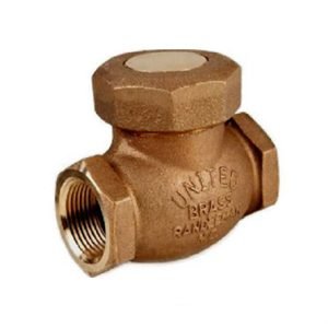 VALVULA CHECK HORIZONTAL DE BRONCE, ROSCADA, 200 WSP, MODELO 50T