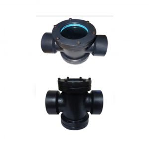 VISOR DE FLUJO DE ACERO AL CARBONO, ROSCADO